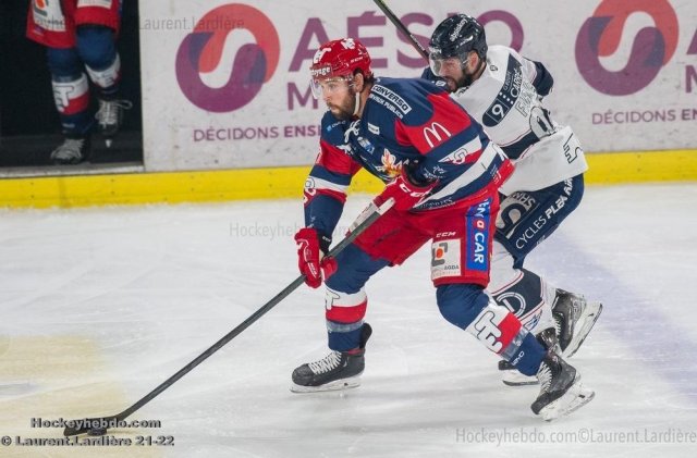 Photo hockey match Grenoble  - Angers  le 13/04/2022