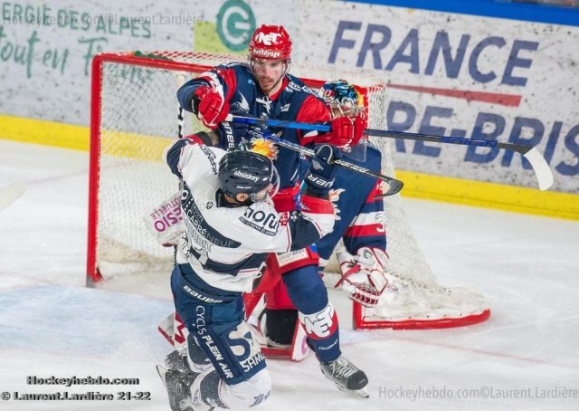 Photo hockey match Grenoble  - Angers  le 13/04/2022