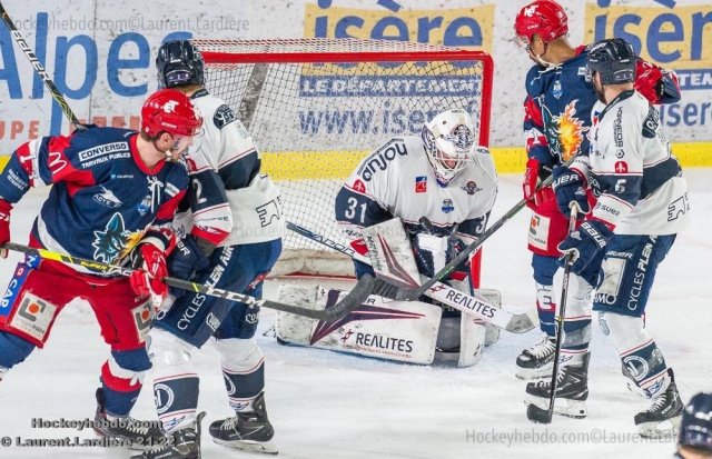 Photo hockey match Grenoble  - Angers  le 13/04/2022