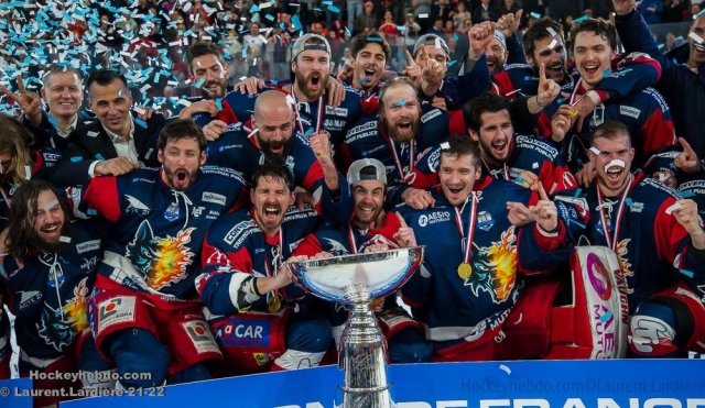 Photo hockey match Grenoble  - Angers  le 13/04/2022