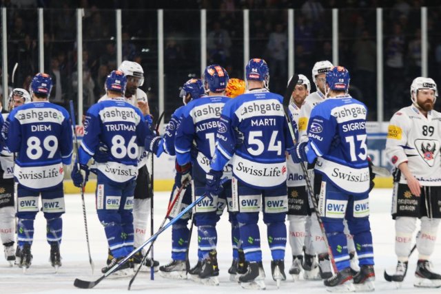 Photo hockey match Zürich - Fribourg le 14/04/2022