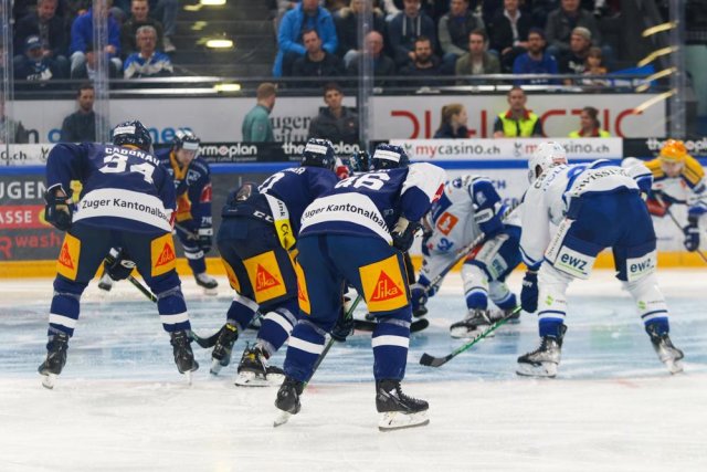 Photo hockey match Zug - Zürich le 18/04/2022