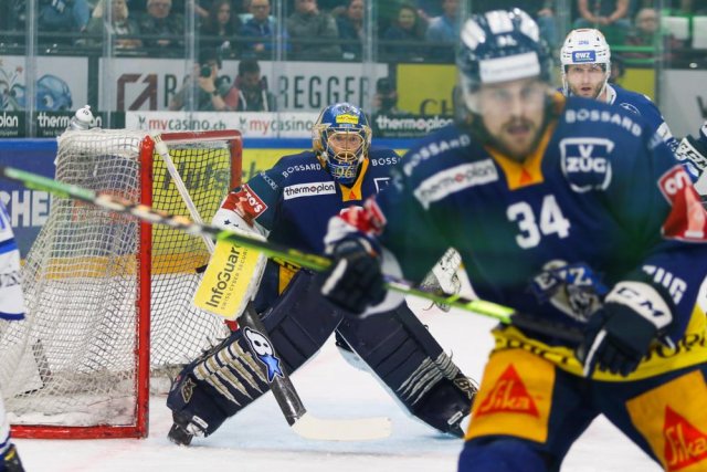 Photo hockey match Zug - Zürich le 18/04/2022