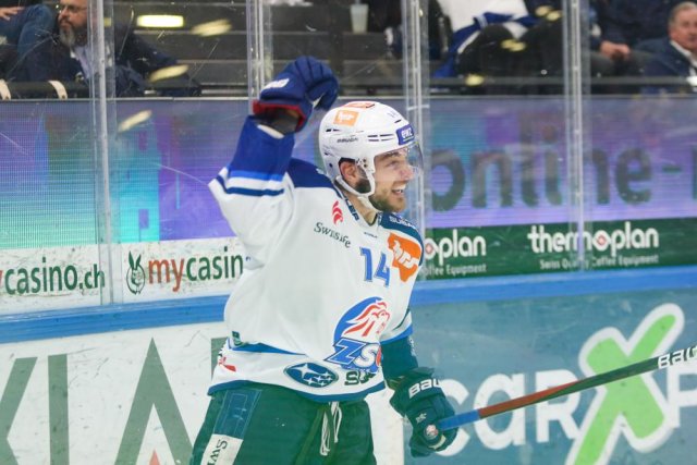 Photo hockey match Zug - Zürich le 18/04/2022