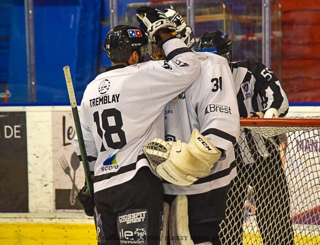 Photo hockey match Cholet  - Brest  le 20/04/2022