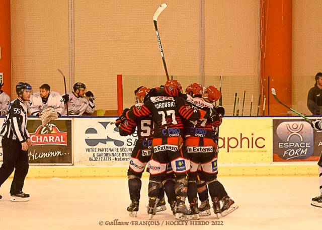 Photo hockey match Cholet  - Brest  le 20/04/2022