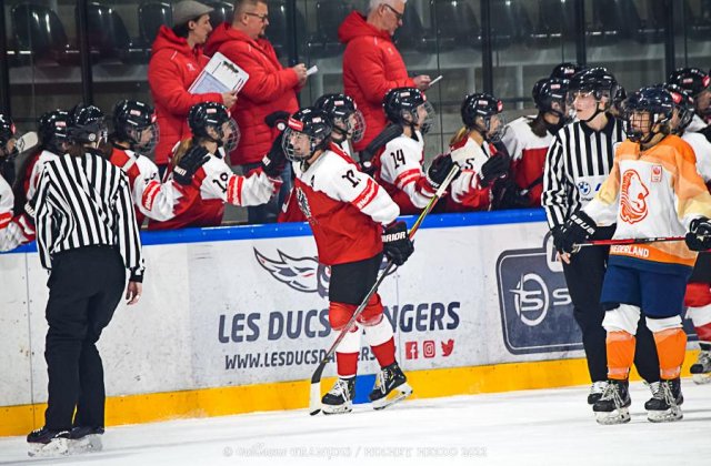 Photo hockey match Netherlands - Austria le 24/04/2022