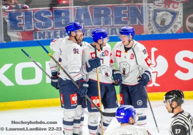 Photo hockey match Grenoble  - Berlin le 01/09/2022