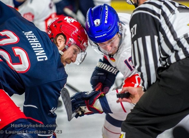 Photo hockey match Grenoble  - Berlin le 01/09/2022