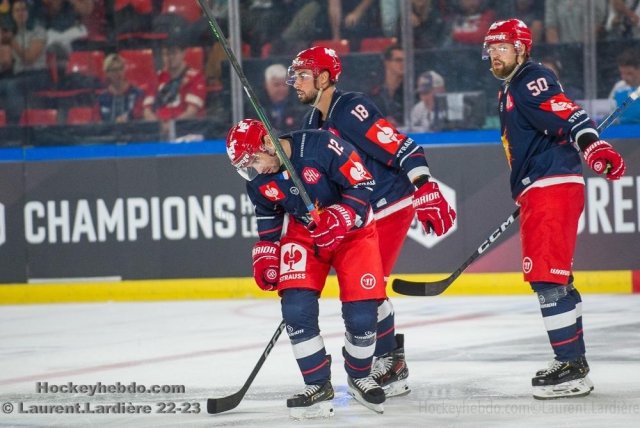 Photo hockey match Grenoble  - Berlin le 01/09/2022