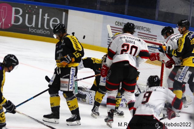 Photo hockey match Rouen - Nice le 09/09/2022