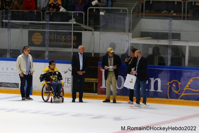 Photo hockey match Rouen - Nice le 09/09/2022
