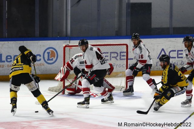 Photo hockey match Rouen - Bordeaux le 20/09/2022