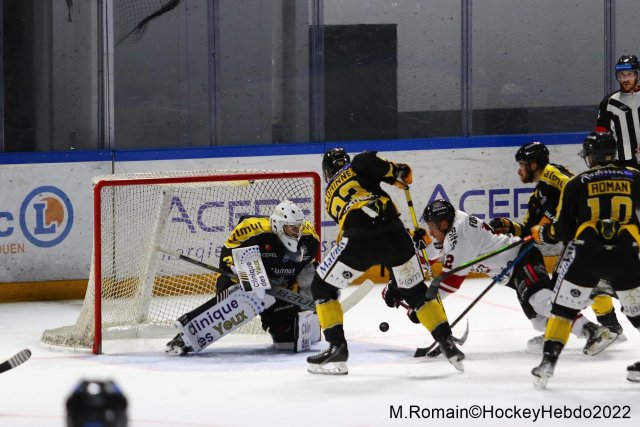 Photo hockey match Rouen - Bordeaux le 20/09/2022