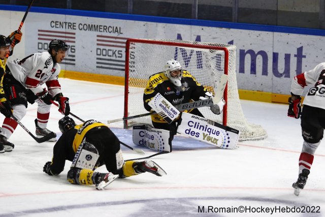 Photo hockey match Rouen - Bordeaux le 20/09/2022