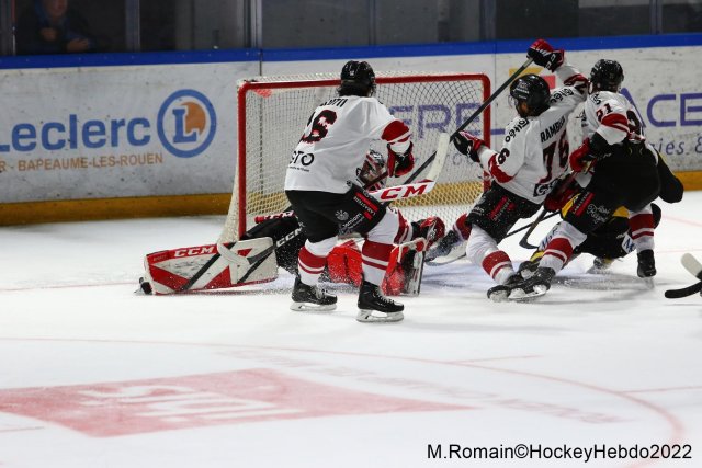 Photo hockey match Rouen - Bordeaux le 20/09/2022