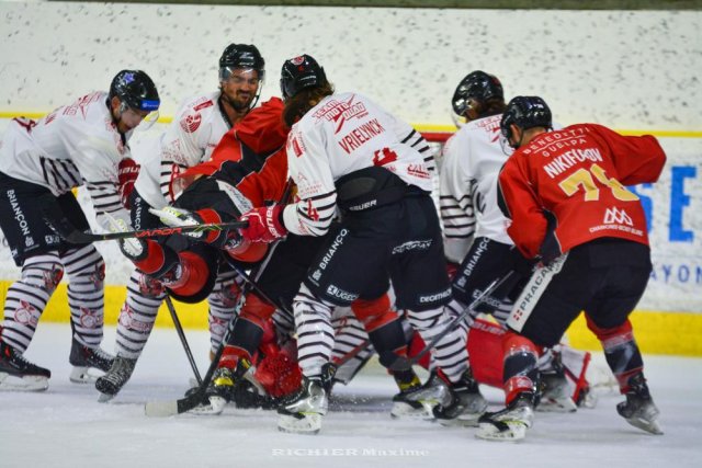Photo hockey match Chamonix  - Briançon  le 23/09/2022