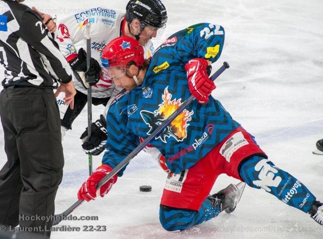 Photo hockey match Grenoble  - Amiens  le 25/09/2022