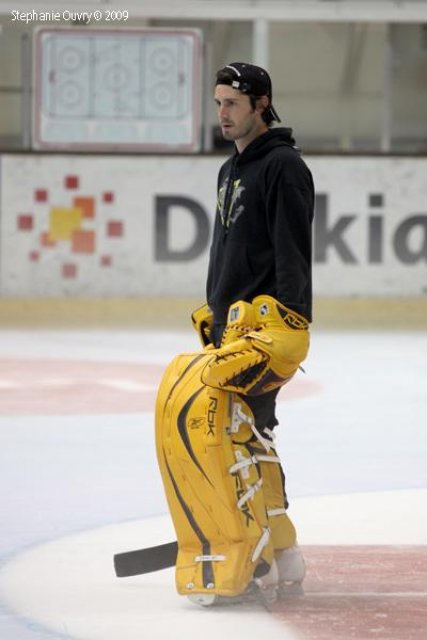 Photo hockey reportage De jeunes gardiens en stage à Rouen