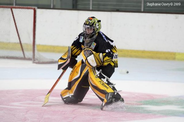 Photo hockey reportage De jeunes gardiens en stage à Rouen