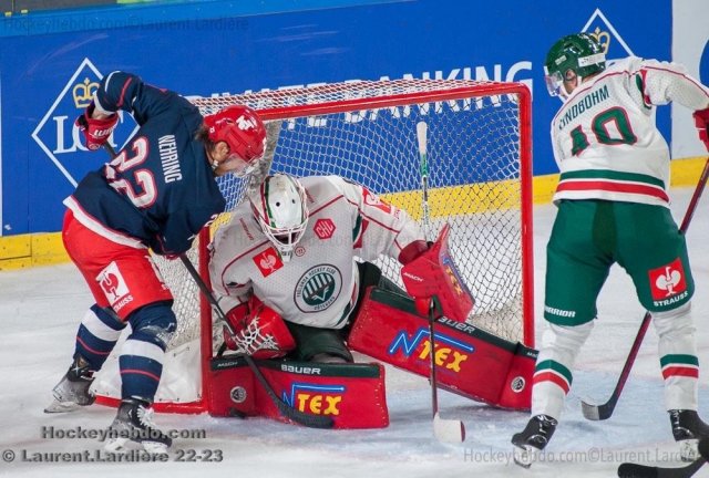 Photo hockey match Grenoble  - Frolunda-Gothenburg  le 04/10/2022