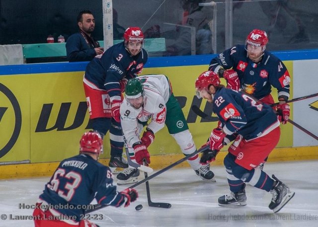 Photo hockey match Grenoble  - Frolunda-Gothenburg  le 04/10/2022