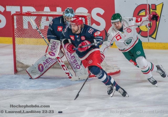 Photo hockey match Grenoble  - Frolunda-Gothenburg  le 04/10/2022