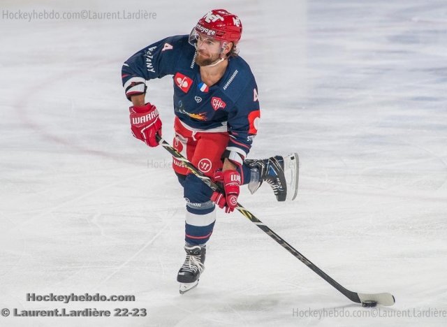 Photo hockey match Grenoble  - Frolunda-Gothenburg  le 04/10/2022