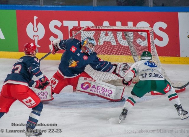 Photo hockey match Grenoble  - Frolunda-Gothenburg  le 04/10/2022