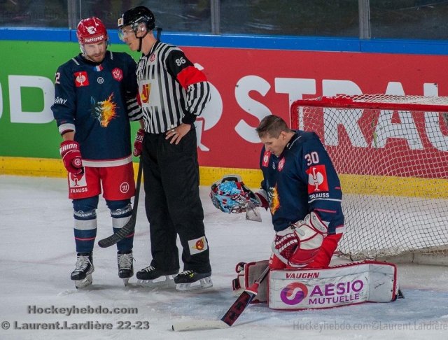 Photo hockey match Grenoble  - Frolunda-Gothenburg  le 04/10/2022