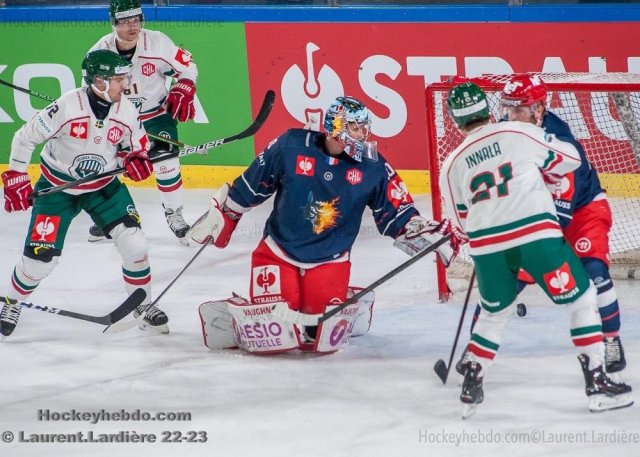 Photo hockey match Grenoble  - Frolunda-Gothenburg  le 04/10/2022