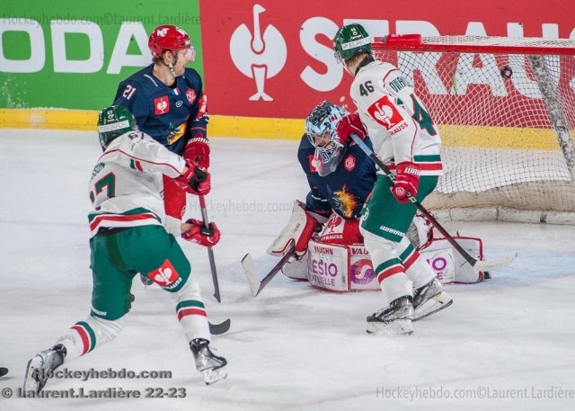 Photo hockey match Grenoble  - Frolunda-Gothenburg  le 04/10/2022