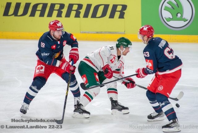 Photo hockey match Grenoble  - Frolunda-Gothenburg  le 04/10/2022
