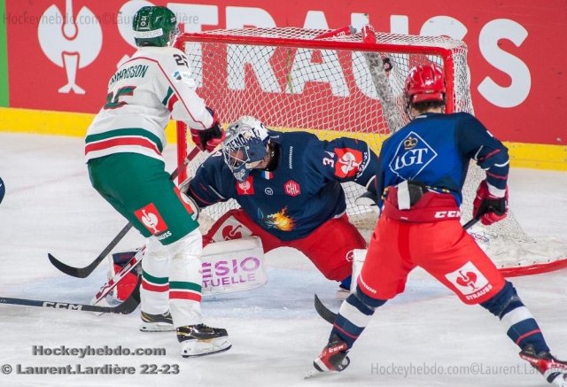Photo hockey match Grenoble  - Frolunda-Gothenburg  le 04/10/2022