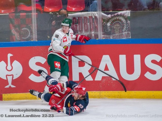 Photo hockey match Grenoble  - Frolunda-Gothenburg  le 04/10/2022