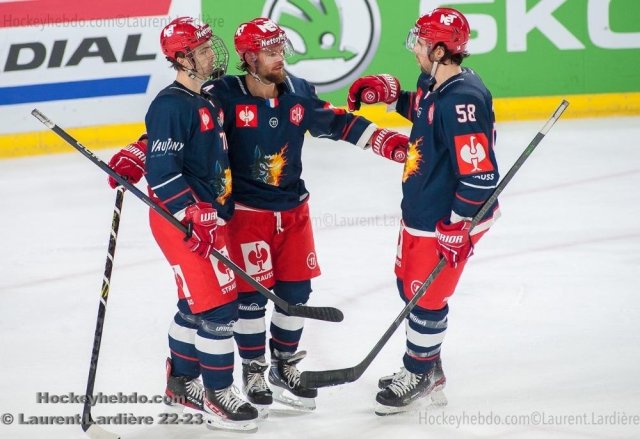 Photo hockey match Grenoble  - Frolunda-Gothenburg  le 04/10/2022