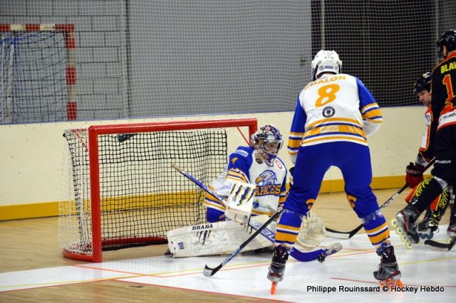Photo hockey reportage N1 : Le survol des Rapaces
