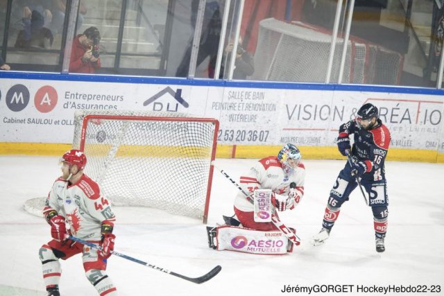 Photo hockey match Angers  - Grenoble  le 23/10/2022