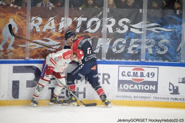 Photo hockey match Angers  - Grenoble  le 23/10/2022
