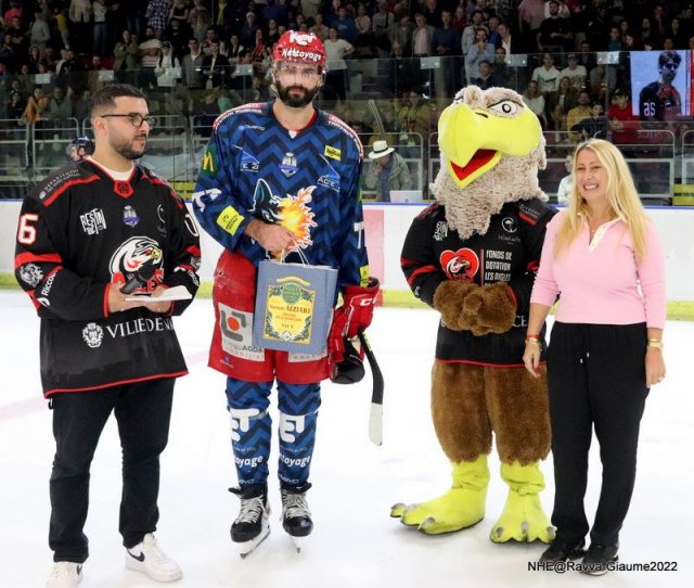 Photo hockey match Nice - Grenoble  le 30/10/2022