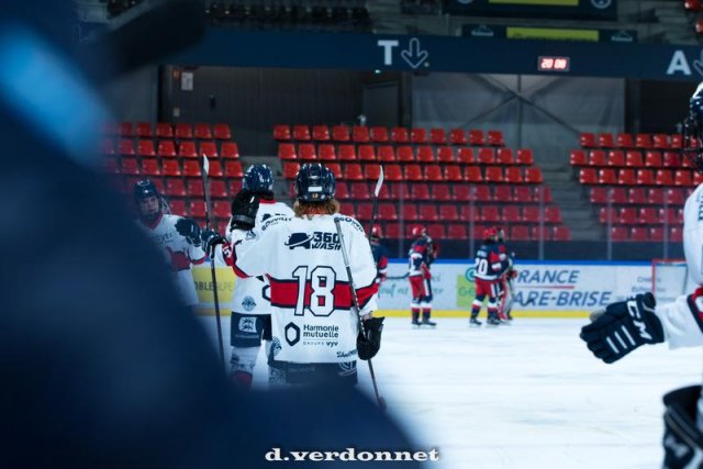 Photo hockey match Grenoble U20 - Caen U20 le 30/10/2022