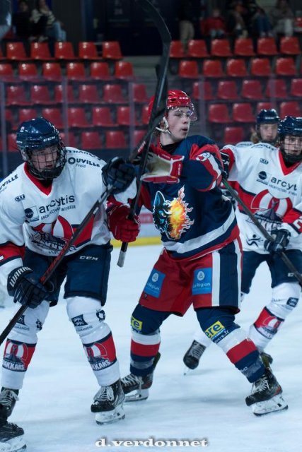 Photo hockey match Grenoble U20 - Caen U20 le 30/10/2022