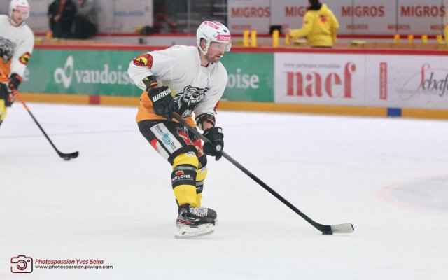 Photo hockey match Lausanne - Bern le 04/11/2022