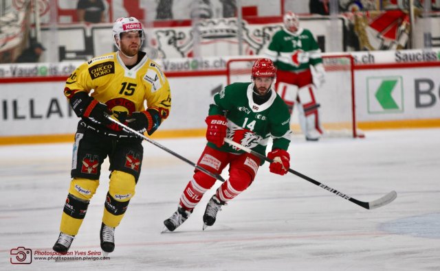 Photo hockey match Lausanne - Bern le 04/11/2022