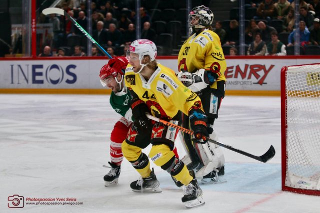 Photo hockey match Lausanne - Bern le 04/11/2022