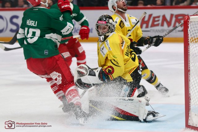 Photo hockey match Lausanne - Bern le 04/11/2022