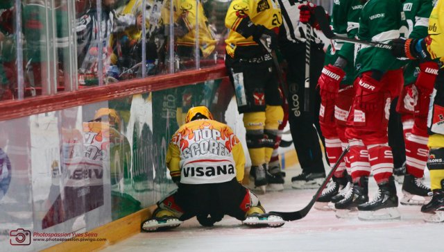 Photo hockey match Lausanne - Bern le 04/11/2022