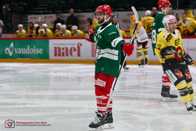 Photo hockey match Lausanne - Bern le 04/11/2022