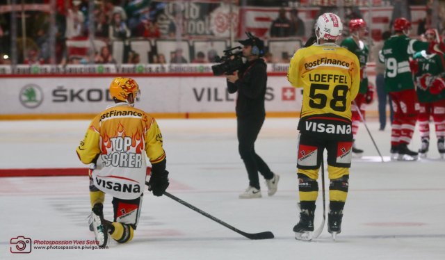 Photo hockey match Lausanne - Bern le 04/11/2022