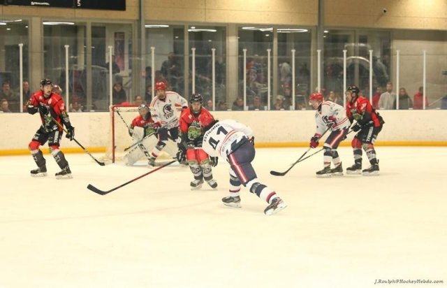 Photo hockey match Nimes - Lyon le 05/11/2022